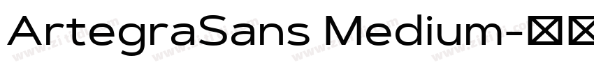 ArtegraSans Medium字体转换